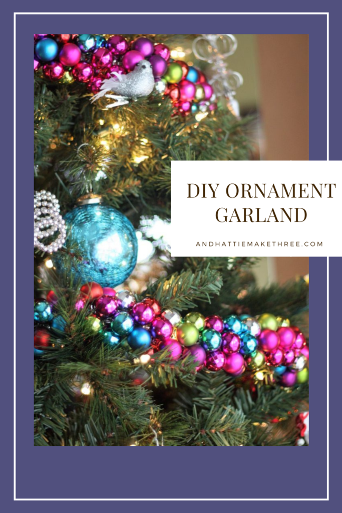 DIY Ornament Garland